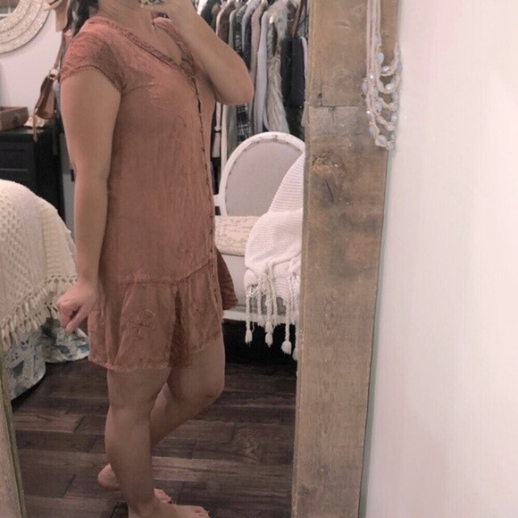 RAINFOREST café large vintage embroidered dress - Picture 2 of 7